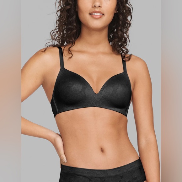 Bundle of 3 Tommy John Wireless Bras 34DD Pink/Beige/Black - Picture 2 of 14